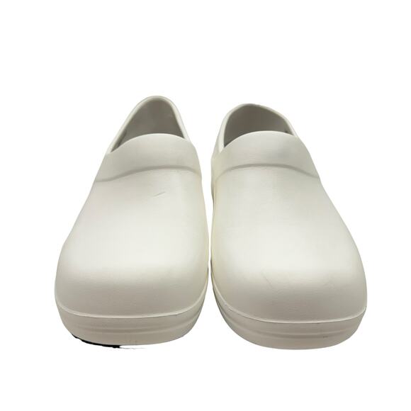 Crocs Women's 10 White Neria Pro II Dual Comfort Slip Resistant Work Nurse Clogs - Picture 3 of 10